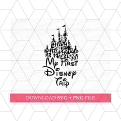 my first trip svg, family vacation svg, mouse and friends svg