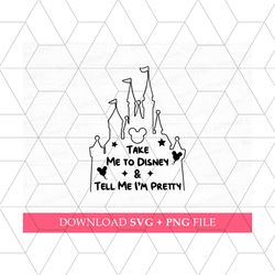 take me to vacation and tell me i m pretty svg, family vacation svg, family trip svg