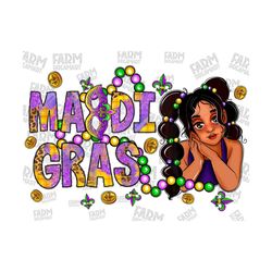 mardi gras girl png, sublimation design, mardi gras black girl png, mardi gras png, leopard mardi gras png, mardi gras p