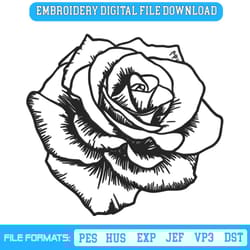 flower embroidery designs file, flower machine embroidery