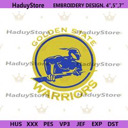 golden state warriors logo embroidery design file