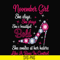 BD0047-November girl she slays, she prays she's beautiful bold she smiles at her haters like a boss in control svg, birthday svg, png, dxf, eps digital file BD0