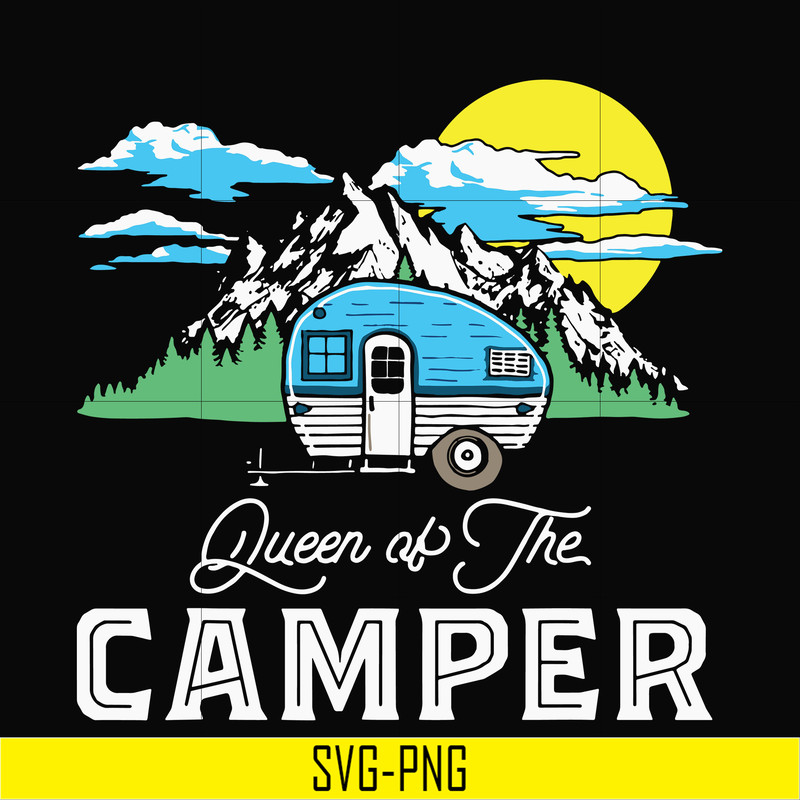 CMP021-Queen of the camper svg, png, dxf, eps digital file CMP021.jpg