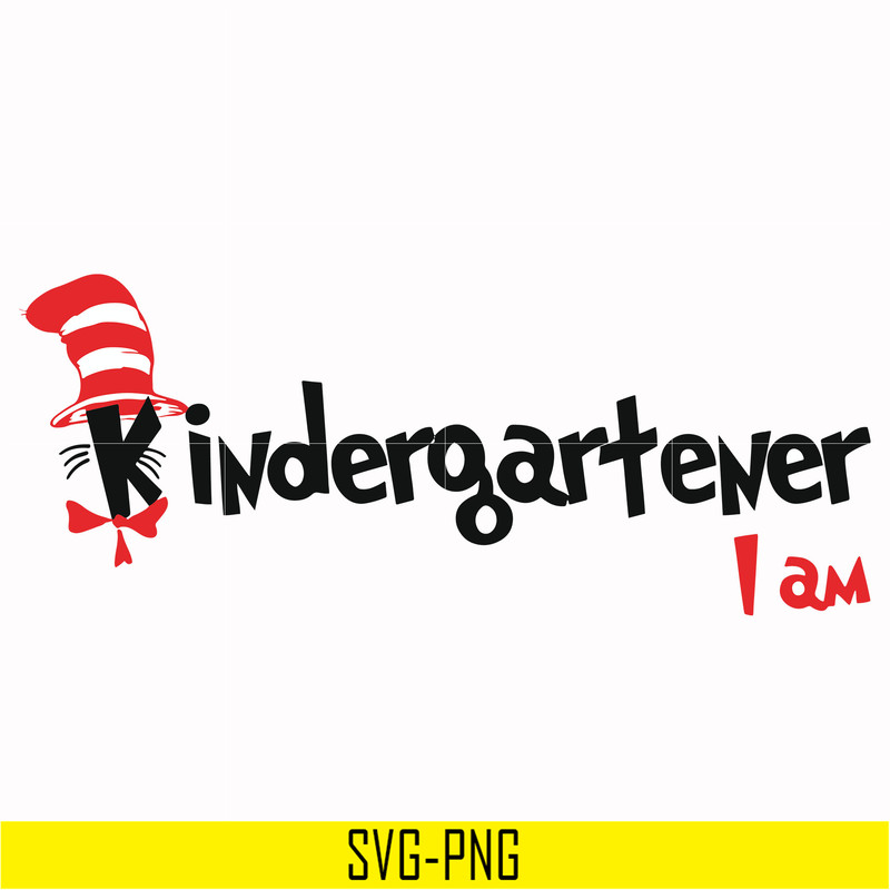 DR00065-Kindergartener I am svg, png, dxf, eps file DR00065.jpg