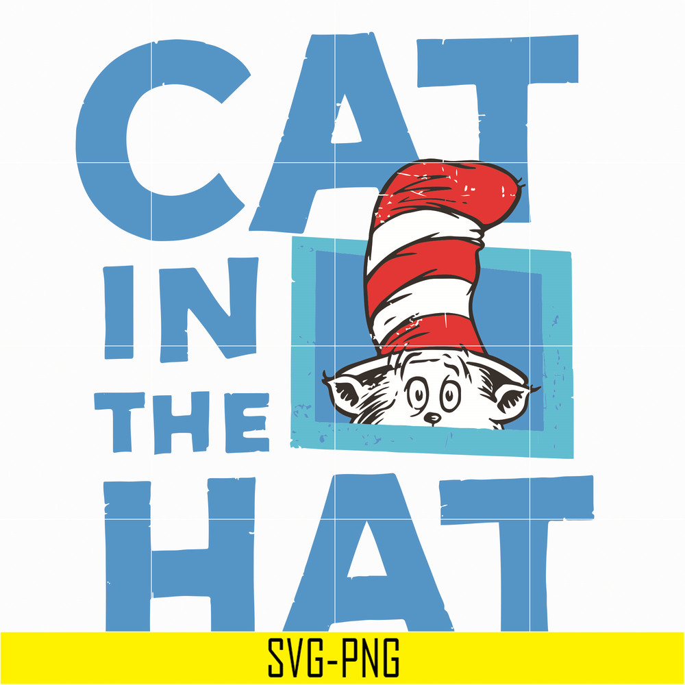 DR05012127-The Cat in the Hat , dr svg, png, dxf, eps file DR05012127.jpg