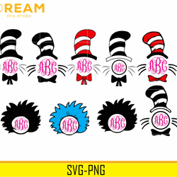 dr seuss bundle svg, dr seuss svg, dr seuss quotes svg, png, dxf, eps digital file dr21022105