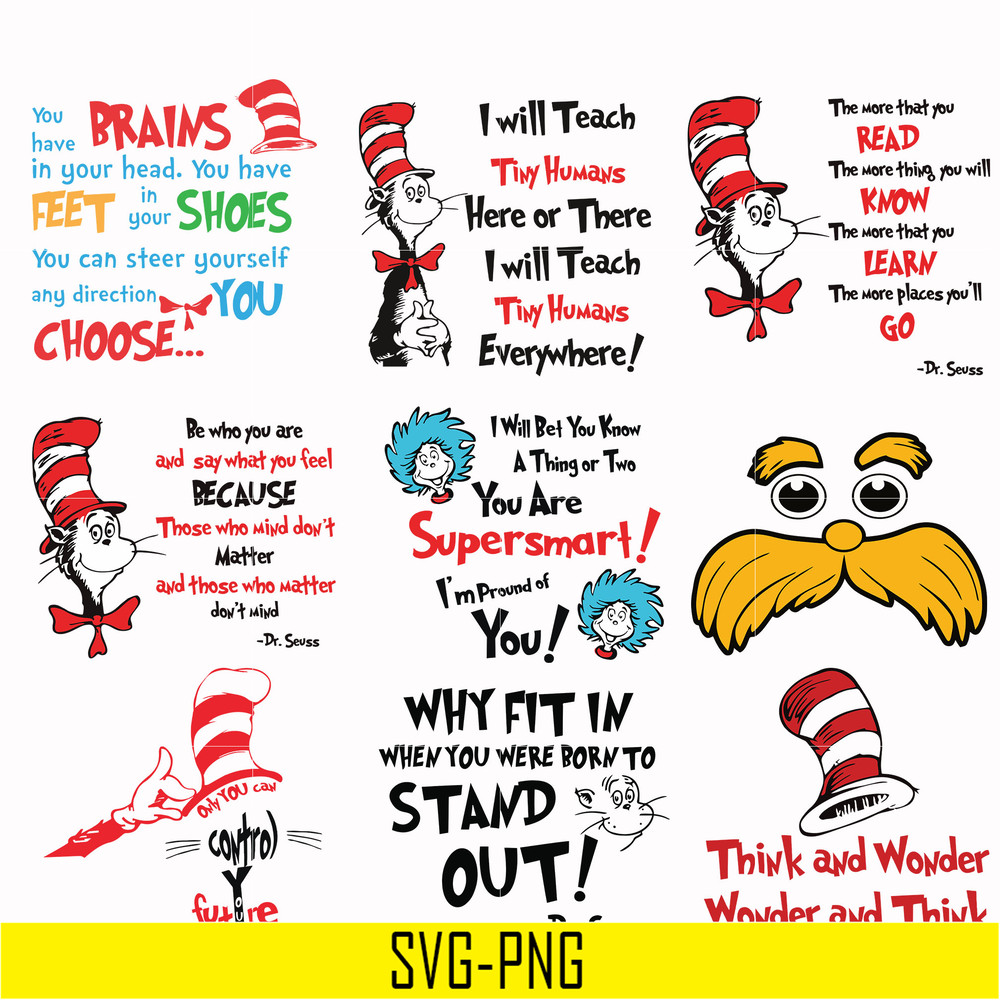 DRB07012103-Dr seuss bundle svg, dr seuss svg, lorax svg, one fish two fish dr seuss quotes svg, png, dxf, eps digital file DRB07012103.jpg