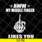 FN16062108- Aww My Middle Finger likes you svg, png, dxf, eps digital file FN16062108.jpg