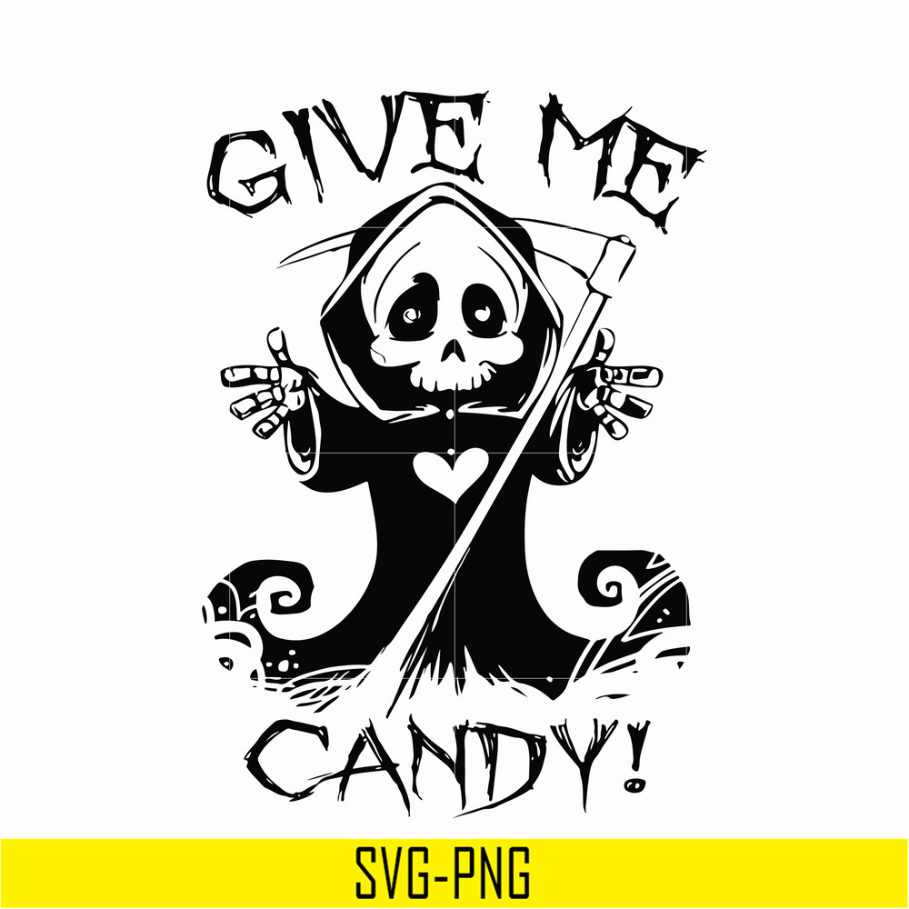 HLW0012-give me candy svg, halloween svg, png, dxf, eps digital file HLW0012.jpg