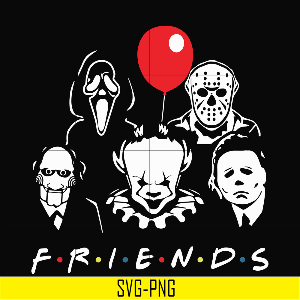 HLW0082-Friends svg, png, dxf, eps digital file HLW0082.jpg