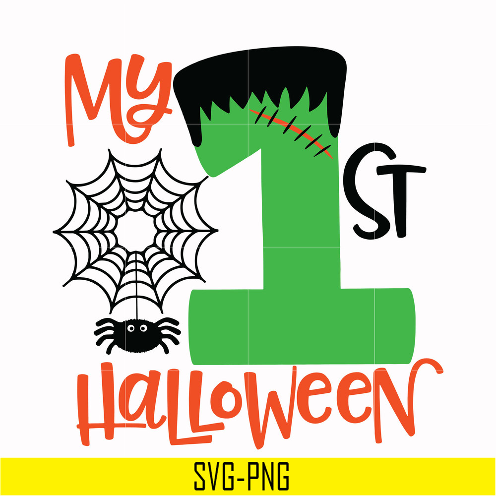 HLW0084-My 1st hallowen svg, png, dxf, eps digital file HLW0084.jpg