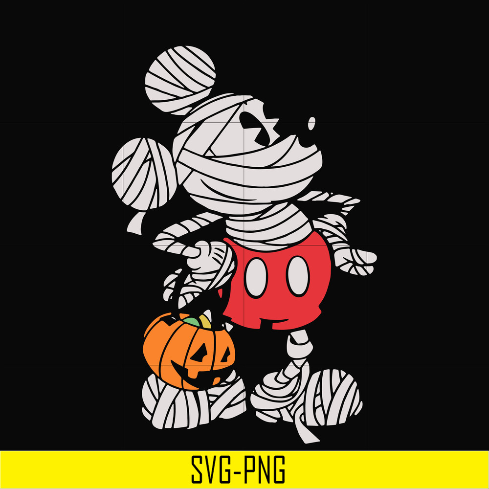 HLW0131-Mickey mouse halloween mummy svg, png, dxf, eps digital file HLW0131.jpg