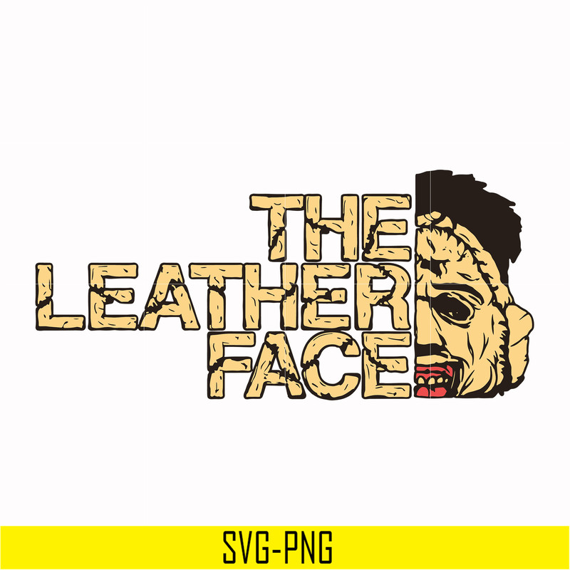 HLW0172-The leather face svg, png, dxf, eps digital file HLW0172.jpg