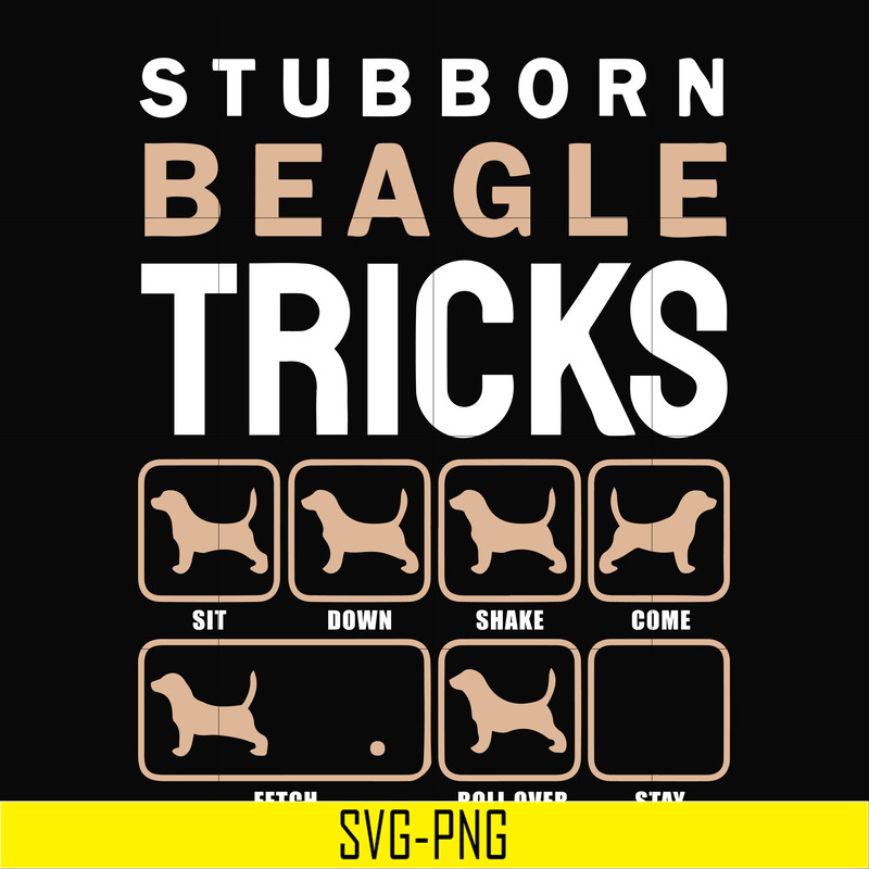 HLW2007206-Stubborn beagle tricks svg, png, dxf, eps digital file HLW2007206.jpg