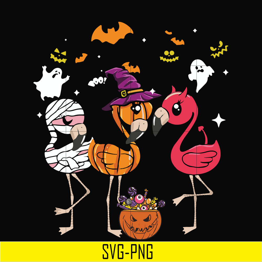 HLW21072013-Flamingo halloween svg, png, dxf, eps digital file HLW2107213.jpg