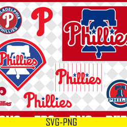 philadelphia phillies bundle svg, philadelphia phillies svg, phillies svg, phillies svg for cut, png, dxf, eps digital f