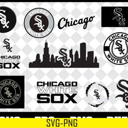 chicago white sox bundle svg, chicago white sox svg, sox svg, sox svg for cut, png, dxf, eps digital file mbl3001216