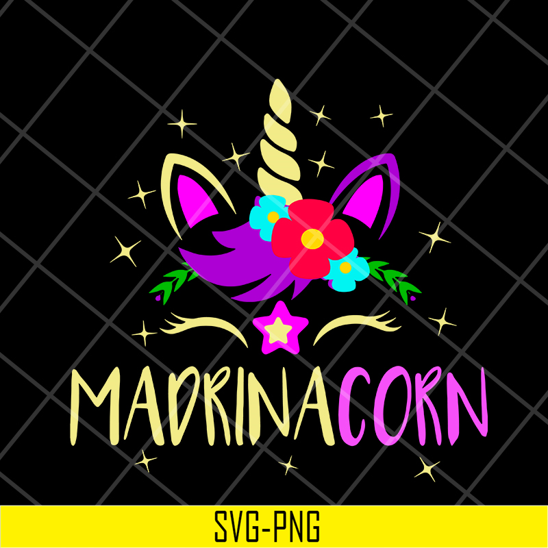 MTD03042128-Madrinacorn svg, Mother's day svg, eps, png, dxf digital file MTD03042128.jpg