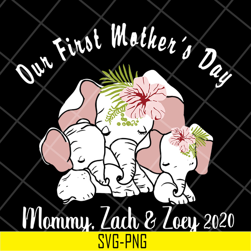 MTD04042106-Our first mother's day svg, Mother's day svg, eps, png, dxf digital file MTD04042106.jpg