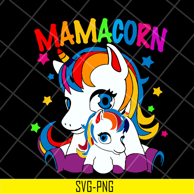 MTD16042122-Mamacorn svg, Mother's day svg, eps, png, dxf digital file MTD16042122.jpg