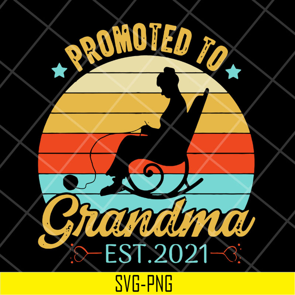 MTD20042113-Promoted to grandma est 2021 svg, Mother's day svg, eps, png, dxf digital file MTD20042113.jpg