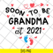MTD20042114-Soon to be grandma est 2021 svg, Mother's day svg, eps, png, dxf digital file MTD20042114.jpg