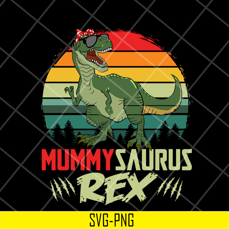 MTD27042102-Mummysaurus Rex Svg, Mummy TRex SVG, Mother's day svg, eps, png, dxf digital file MTD27042102.jpg