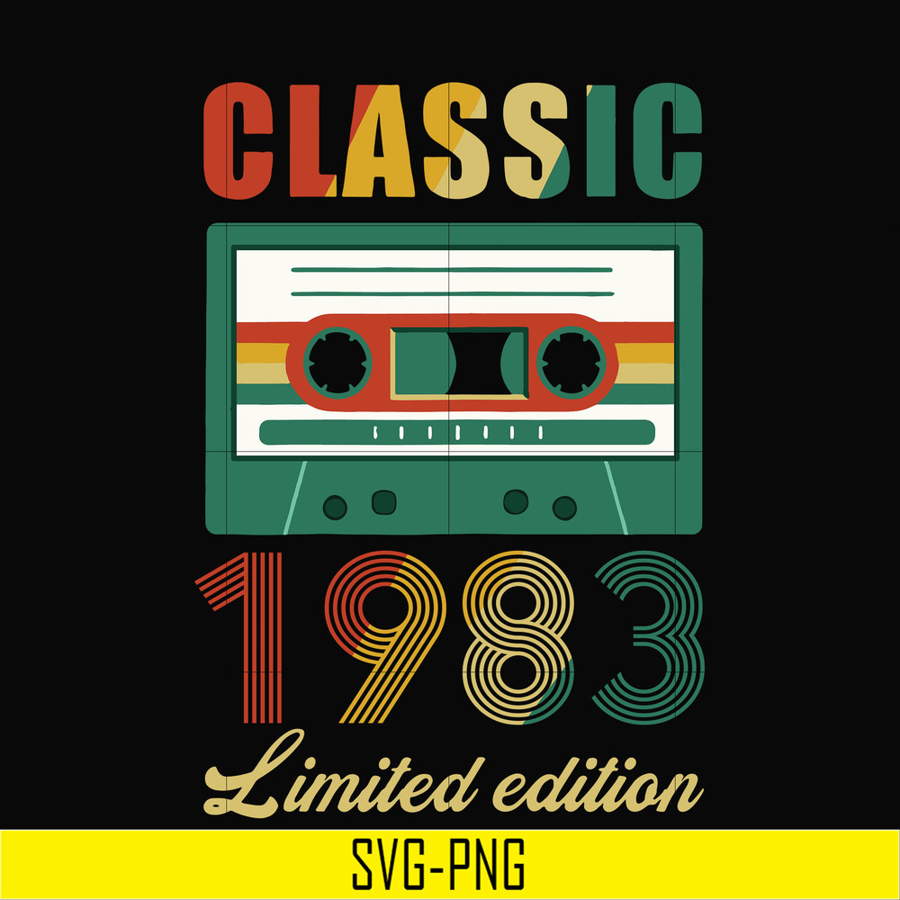 NBD0055-Classic 1983 limited edition svg, png, dxf, eps digital file NBD0055.jpg