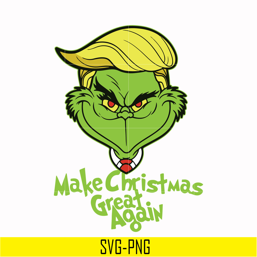 NCRM0003-Make christmas great again svg, grinch svg, png, dxf, eps digital file NCRM0003.jpg