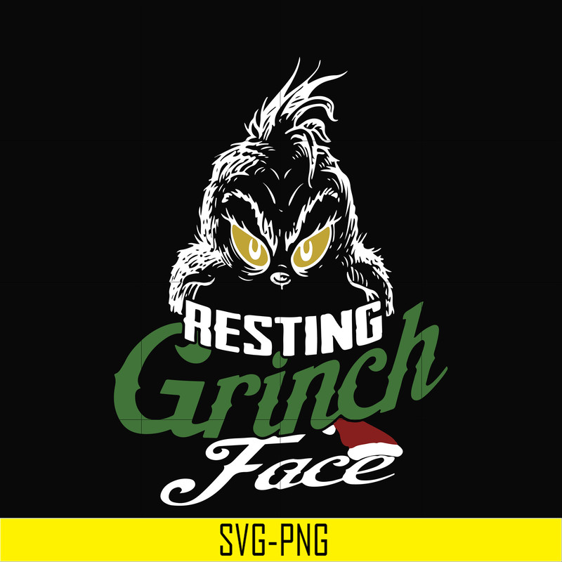 NCRM0006-Resting grinch face svg, png, dxf, eps digital file NCRM0006.jpg