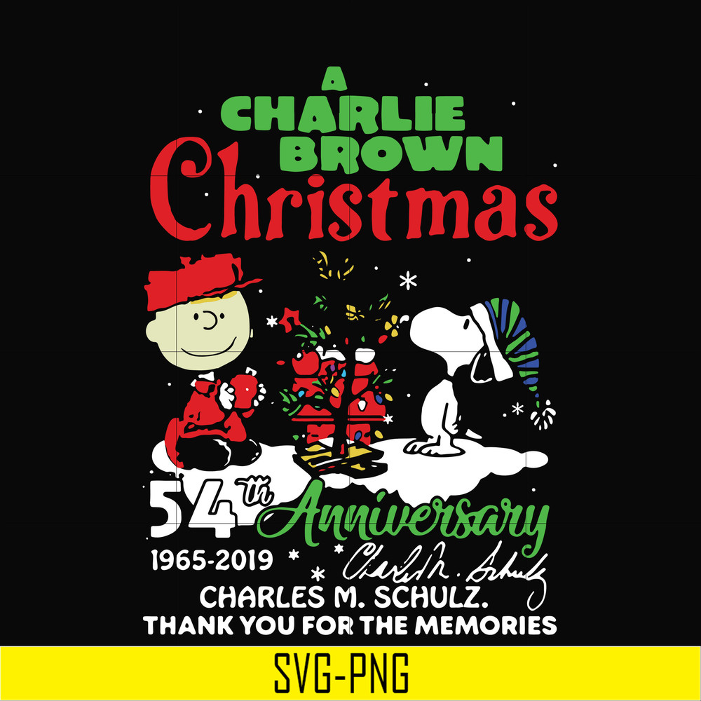 NCRM0009-A charlie brown christmas anniversary svg, christmas svg, png, dxf, eps digital file NCRM0009.jpg