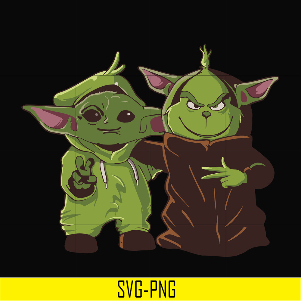 NCRM0013-Grinch with the child baby yoda svg, png, dxf, eps digital file NCRM0013.jpg