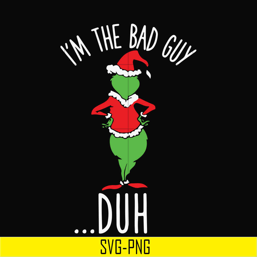 NCRM0060-I'm the bad guy duh christmas svg, png, dxf, eps digital file NCRM0060.jpg