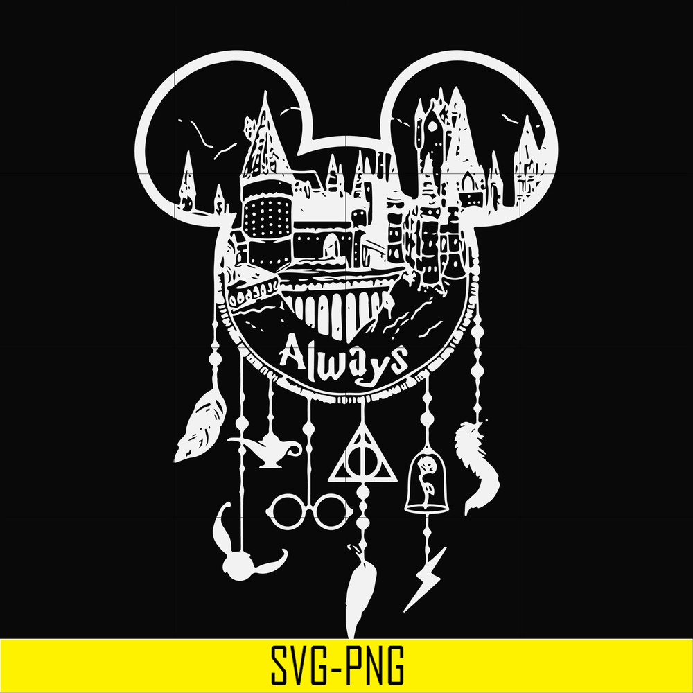 NCRM14072018-Harry Potter Always Mickey Mouse dream catcher svg, png, dxf, eps digital file NCRM14072018.jpg