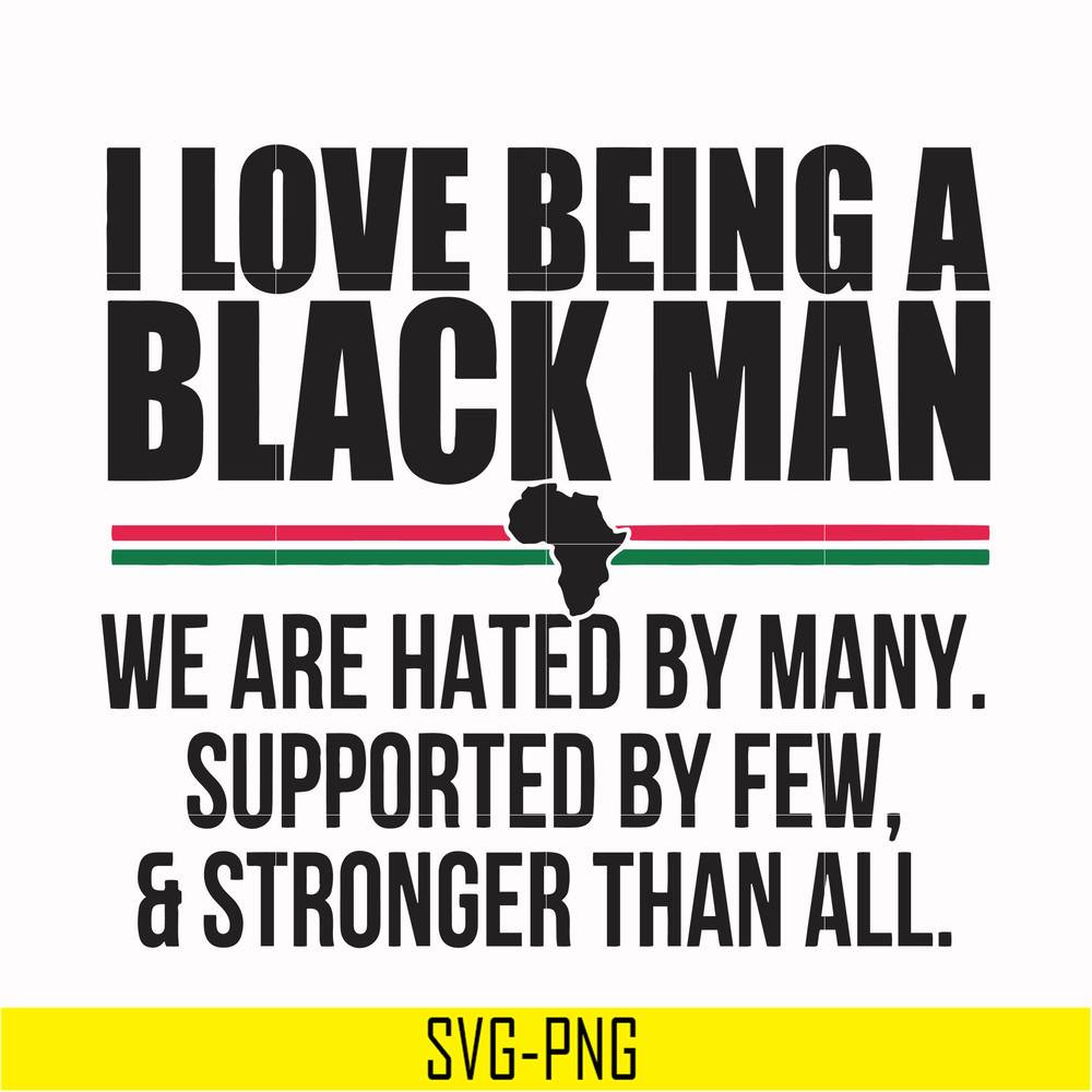 TD0174-i love being a black man svg, png, dxf, eps digital file TD0174.jpg