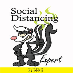 social distancing expert svg, png, dxf, eps digital file td29072013