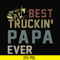 TD45-Best truckin' papa ever svg, png, dxf, eps, digital file TD45.jpg