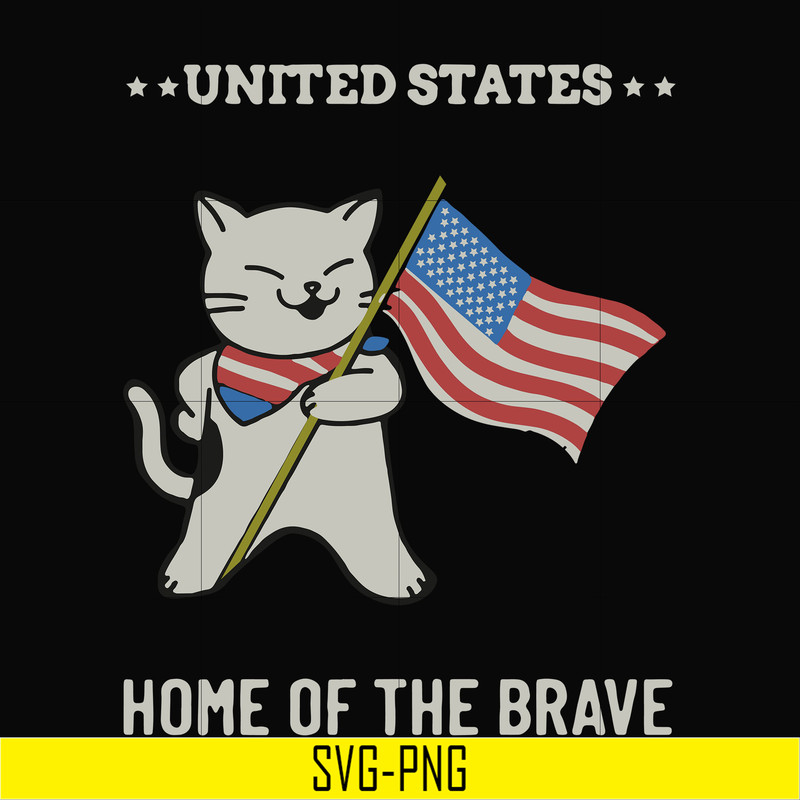 TD87-united states home of the brave svg, png, dxf, eps digital file TD87.jpg