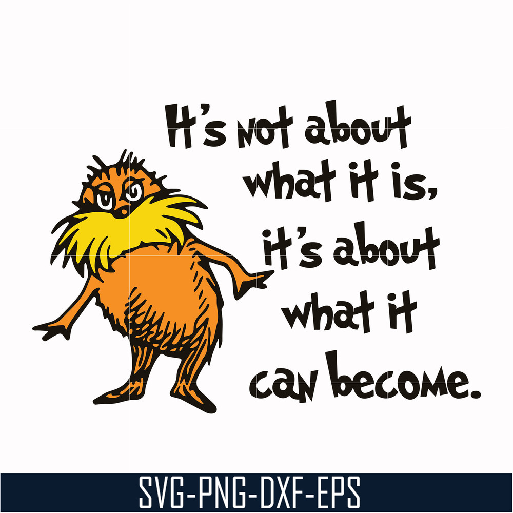 DR000148-It's not about what it is it's about what it can become svg, png, dxf, eps file DR000148.jpg