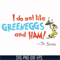 DR00074-I do not like greeneggs and ham svg, png, dxf, eps file DR00074.jpg