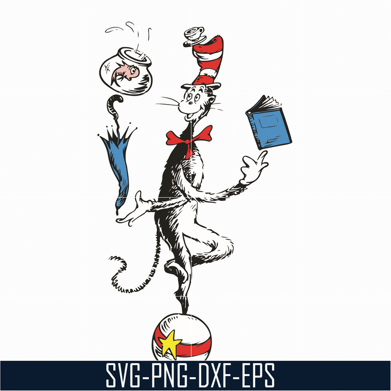 DR05012132-Cat In The Hat You Are The Best Quotes You svg, dr svg, png, dxf, eps file DR05012132.jpg