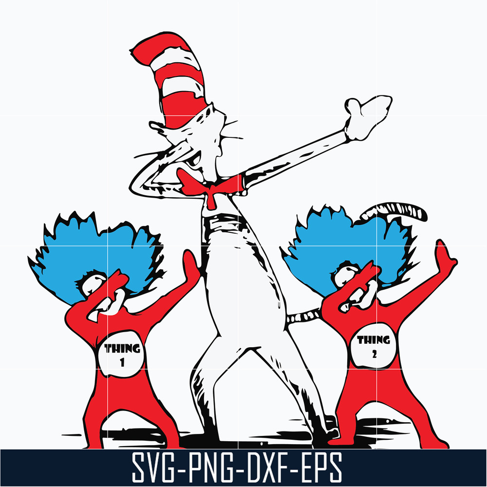 DR0601215-Dr seuss dabbing SVG, Dr seuss svg, png, dxf, eps digital file DR0601215.jpg