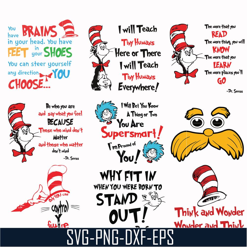 DRB07012103-Dr seuss bundle svg, dr seuss svg, lorax svg, one fish two fish dr seuss quotes svg, png, dxf, eps digital file DRB07012103.jpg