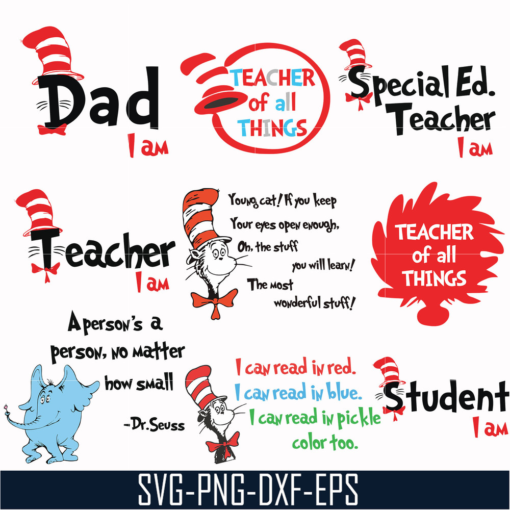 DRB07012112-Dr seuss bundle svg, teacher of all things dr seuss svg, dr seuss quotes svg, png, dxf, eps digital file DRB07012112.jpg
