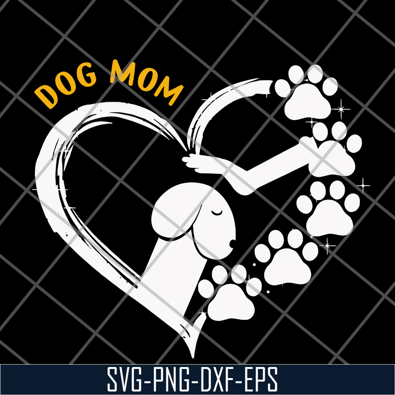 FN11062105-Dog mom paw heart funny svg, png, dxf, eps digital file FN11062105.jpg