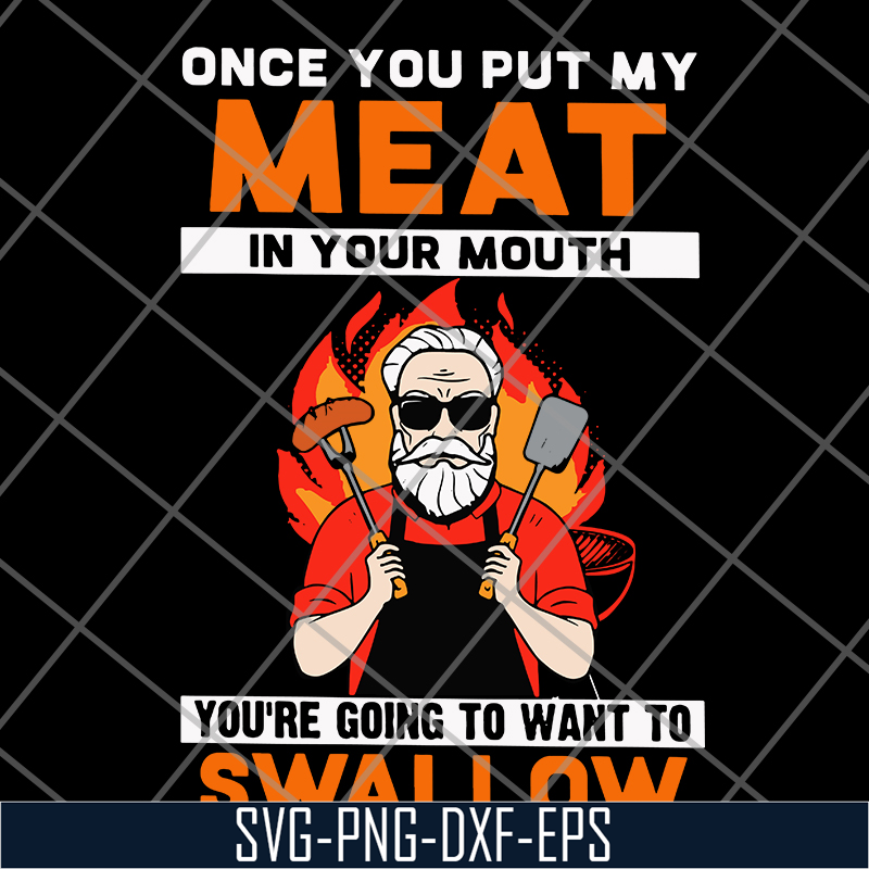 FN11062106- Old Man BBQ Funny svg, png, dxf, eps digital file FN11062106.jpg
