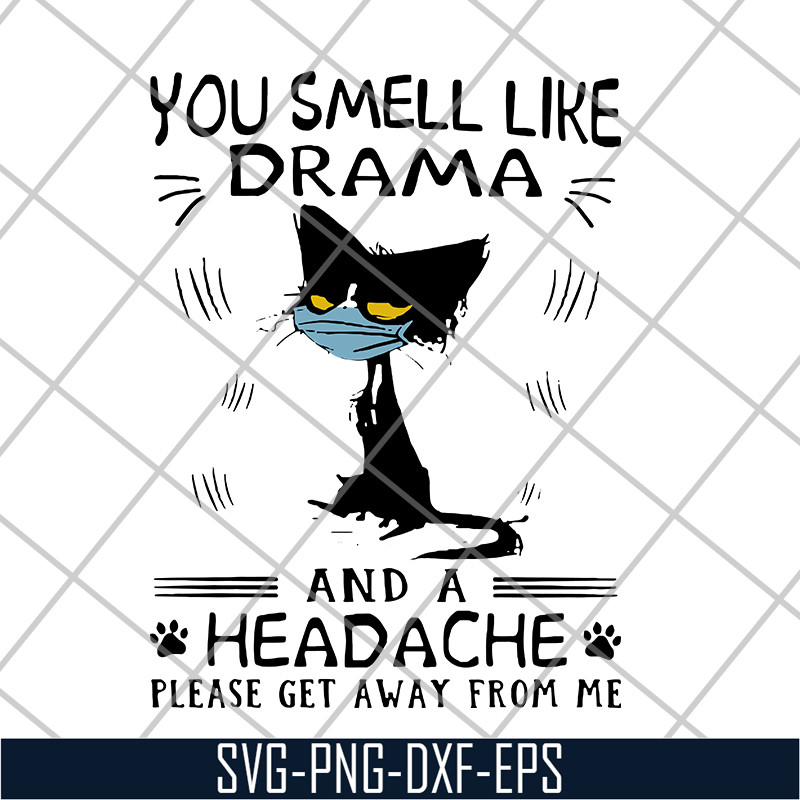 FN11062111-Black cat you smell svg, png, dxf, eps digital file FN11062111.jpg