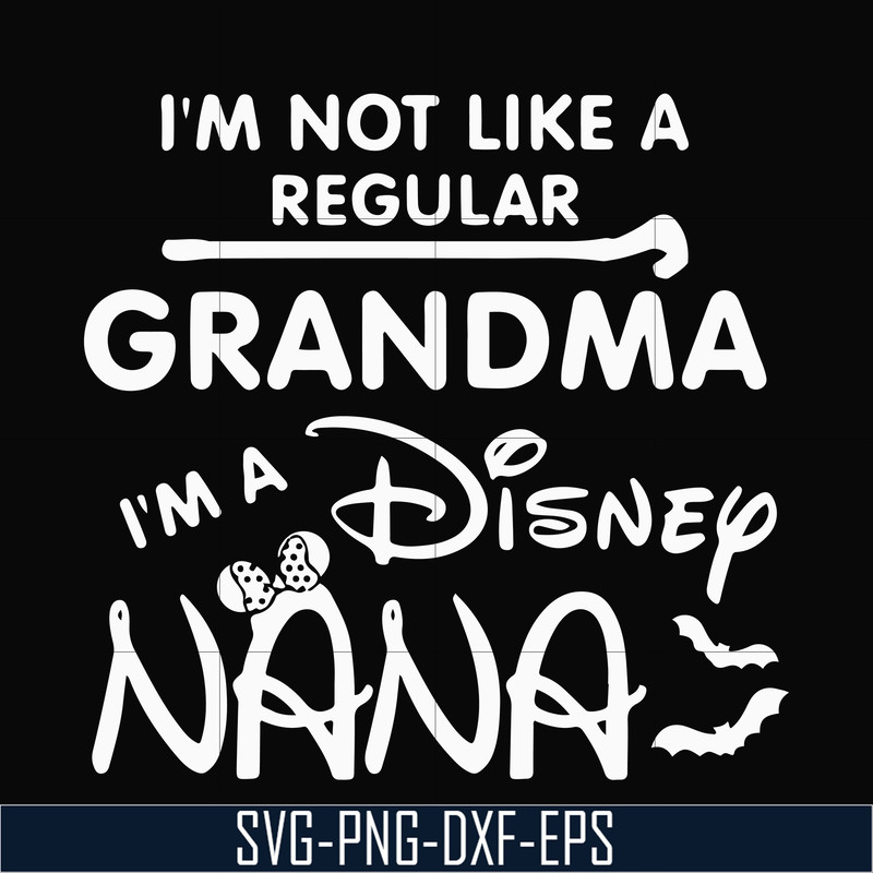 HLW0136-i am not like a regular grandma svg, png, dxf, eps digital file HLW0136.jpg