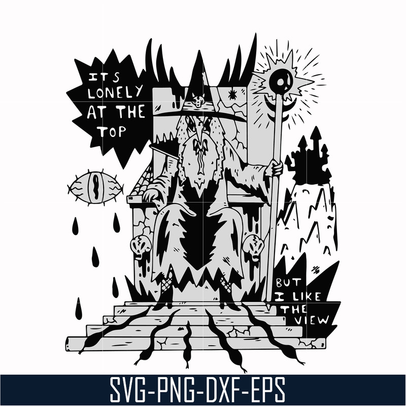 HLW0144-it's lonely at the but i like the view svg, png, dxf, eps digital file HLW0144.jpg