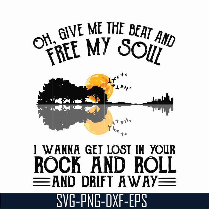 HLW0166-Give me the beat and free my soul svg, png, dxf, eps digital file HLW0166.jpg